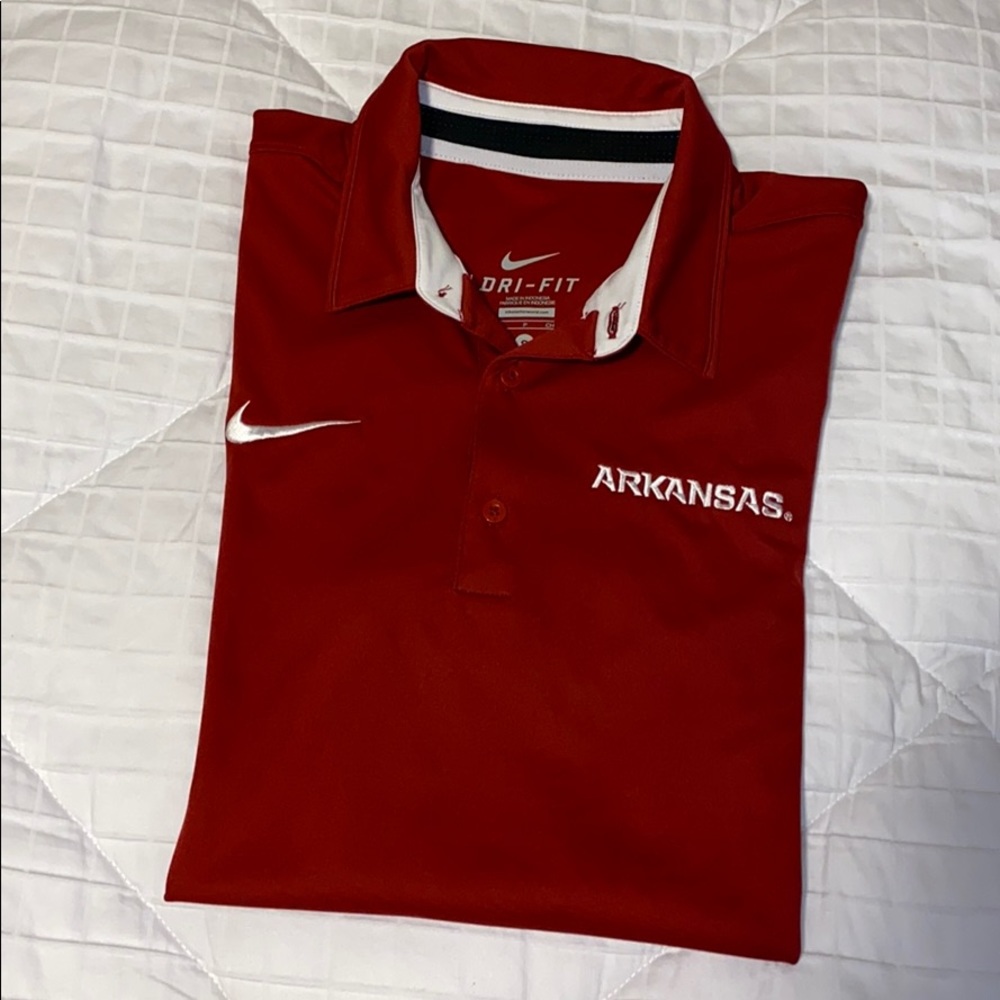 Arkansas Razorbacks- Nike Dri-Fit Polo